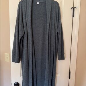 Old Navy Charcoal Knit Cardigan